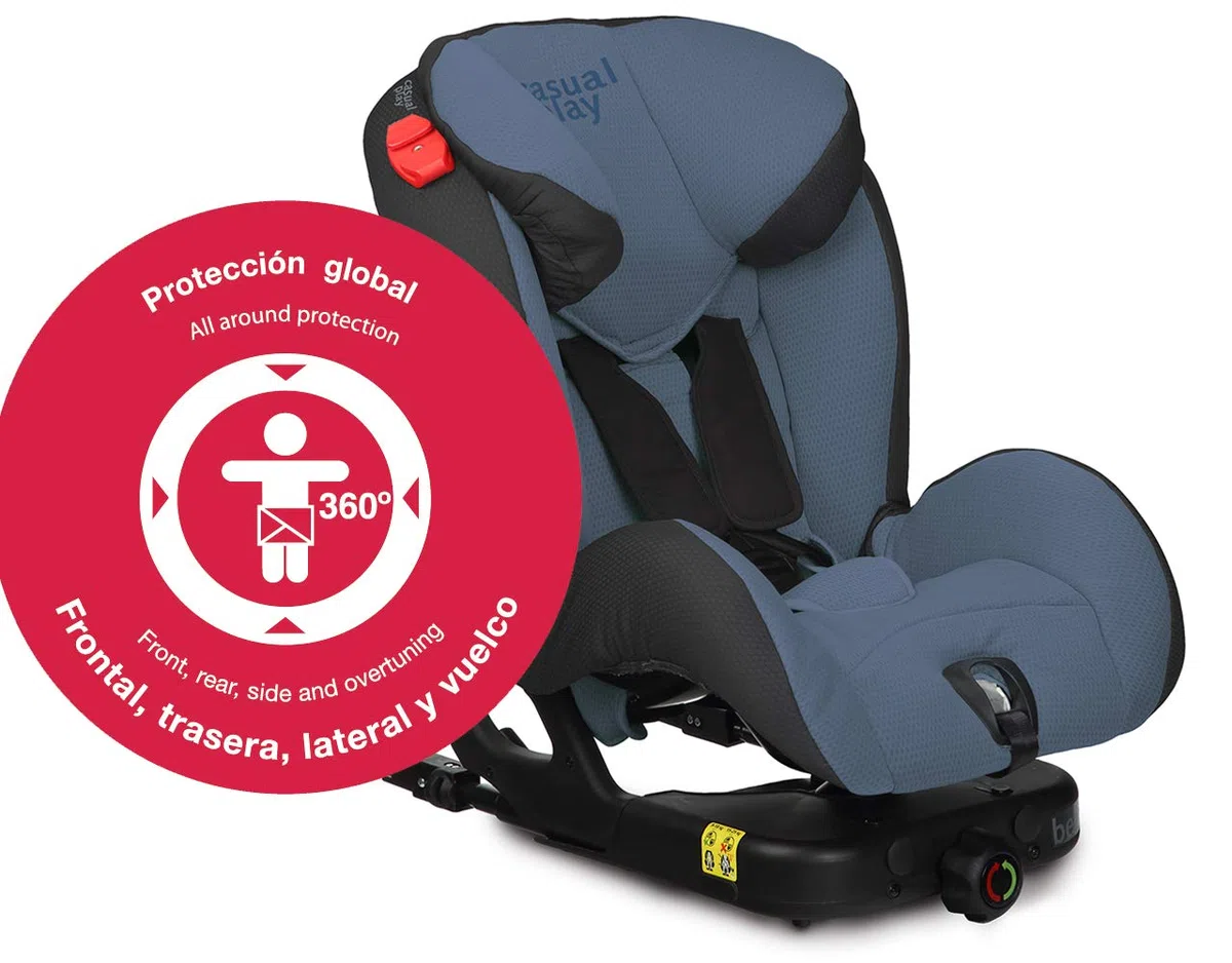 Casualplay Beat Fix, Silla de coche grupo 1 Isofix, marrón