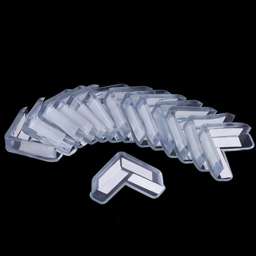 15pcs Bebé Seguridad Transparente PVC Protector de la Esquina Muebles Protección Cubierta Niños Anticollision Edge Corner Guard