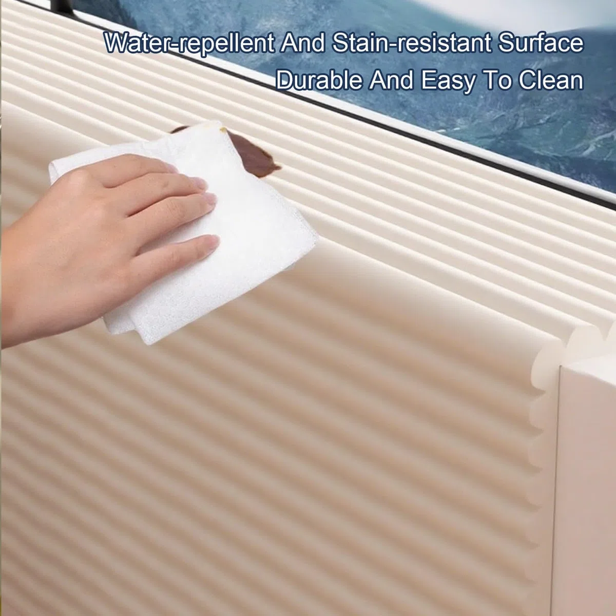 Protector de borde de espuma extra ancho, acolchado de seguridad suave para esquinas, paredes, chimenea y baya a prueba de niños, protección contra impactos, solución de seguridad acolchada