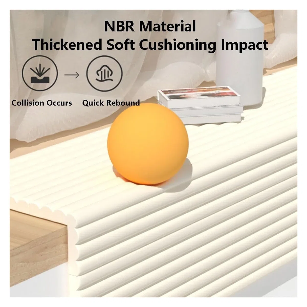 Protector de Esquinas para Bebé Tiras De Seguridad De Espuma, Protector De Esquinas De Bordes Autoadhesivo De 20 Cm De Ancho For Niños, Tira De Protección De Bordes Anticolisión For Muebles, Chimenea,