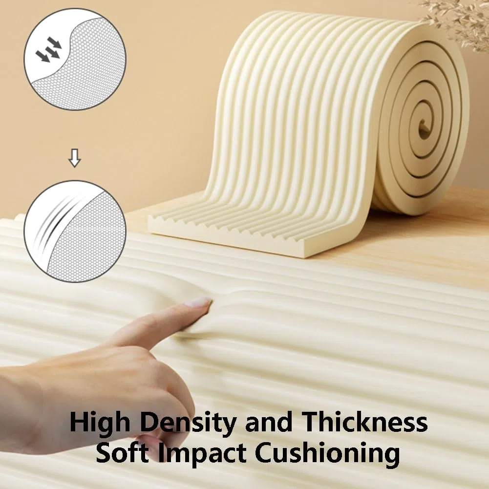 Tiras de Seguridad de Espuma, anticolisión, protección de Parachoques, Protectores de Mesa, Protectores de Esquinas, Color Rojo, 10 m, 32,8 pies