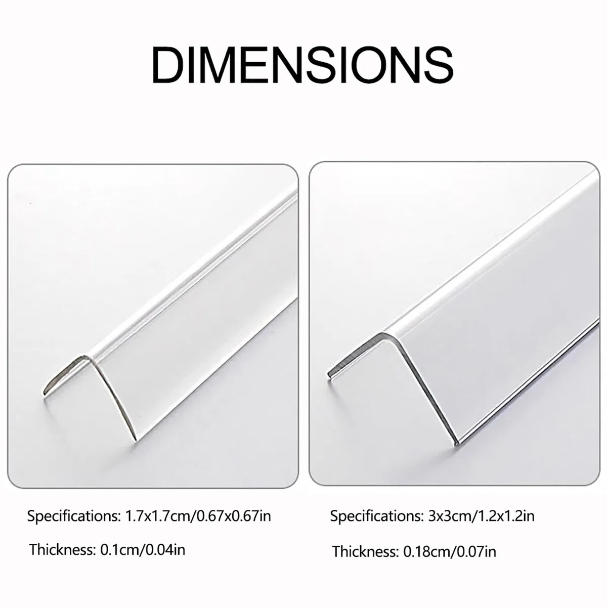 Protectores de esquinas transparentes, protectores de bordes autoadhesivos para muebles, paredes, mesas y marcos de puertas, evitan daños y mejoran la seguridad