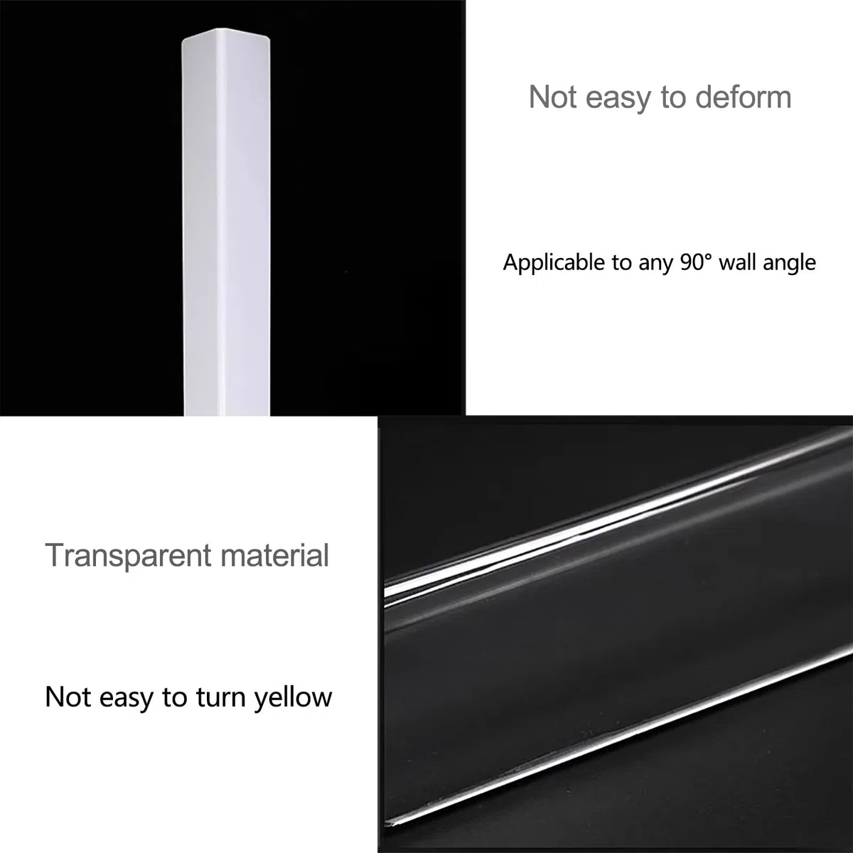 Protectores de esquinas transparentes, protectores de bordes autoadhesivos para muebles, paredes, mesas y marcos de puertas, evitan daños y mejoran la seguridad